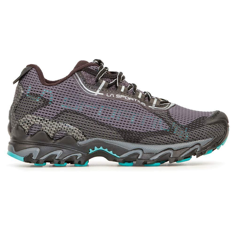 Lasportiva Womens Wildcat 2.0 Gtx Trail Running Shoes Carbon/aqua 7.5