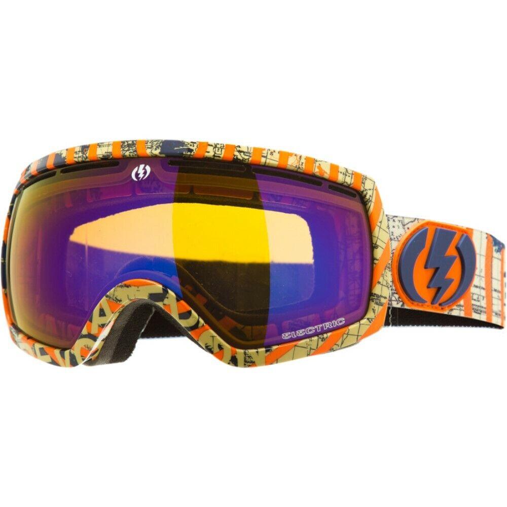 Electric EG2.5 Snowboard Ski Goggles Mapulated Bronze/blue Chrome