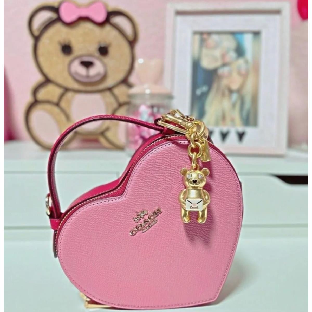 Coach Valentine`s Day Bear Bag Charm NO Bag