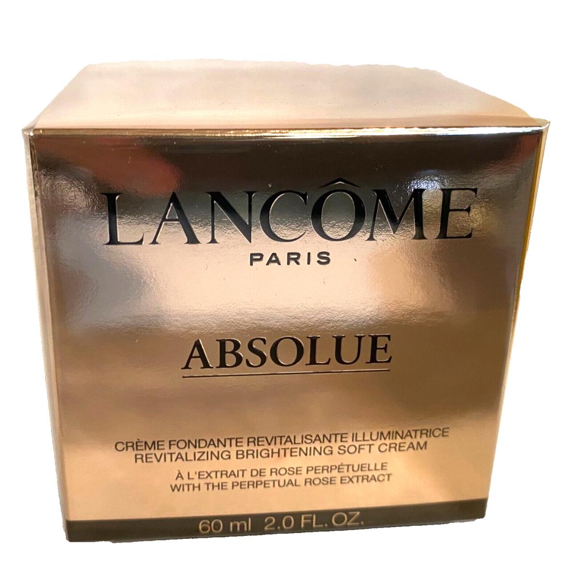 Lancome Absolue Creme Fondante Soft Cream Grand Rose Extracts 2.0oz/60 ml