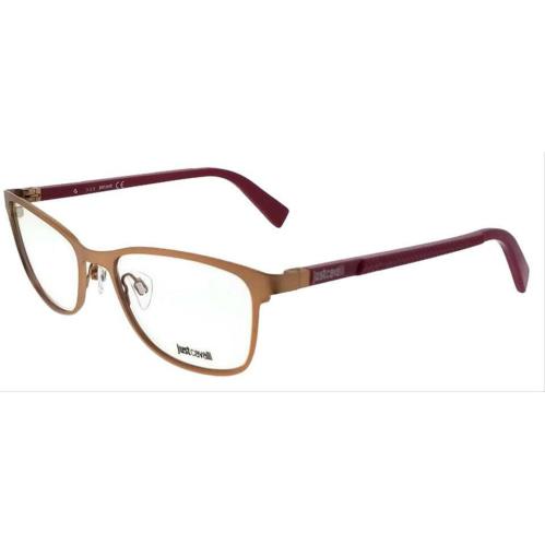 Just Cavalli JC0764 Gold 068 Metal Cat Eyeglasses Frames 53-17-140 JC 0764