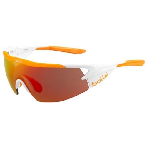 Bolle Aeromax White Matte/fluo Orange Sunglasses Glasses White Matte/fluo Orange