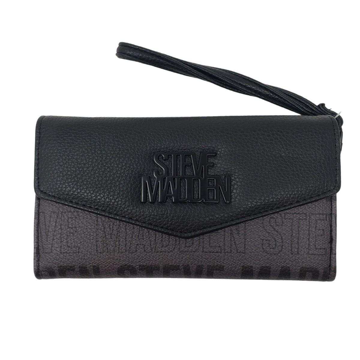 Steve Madden Women`s Wristlet Wallet Black MO338035