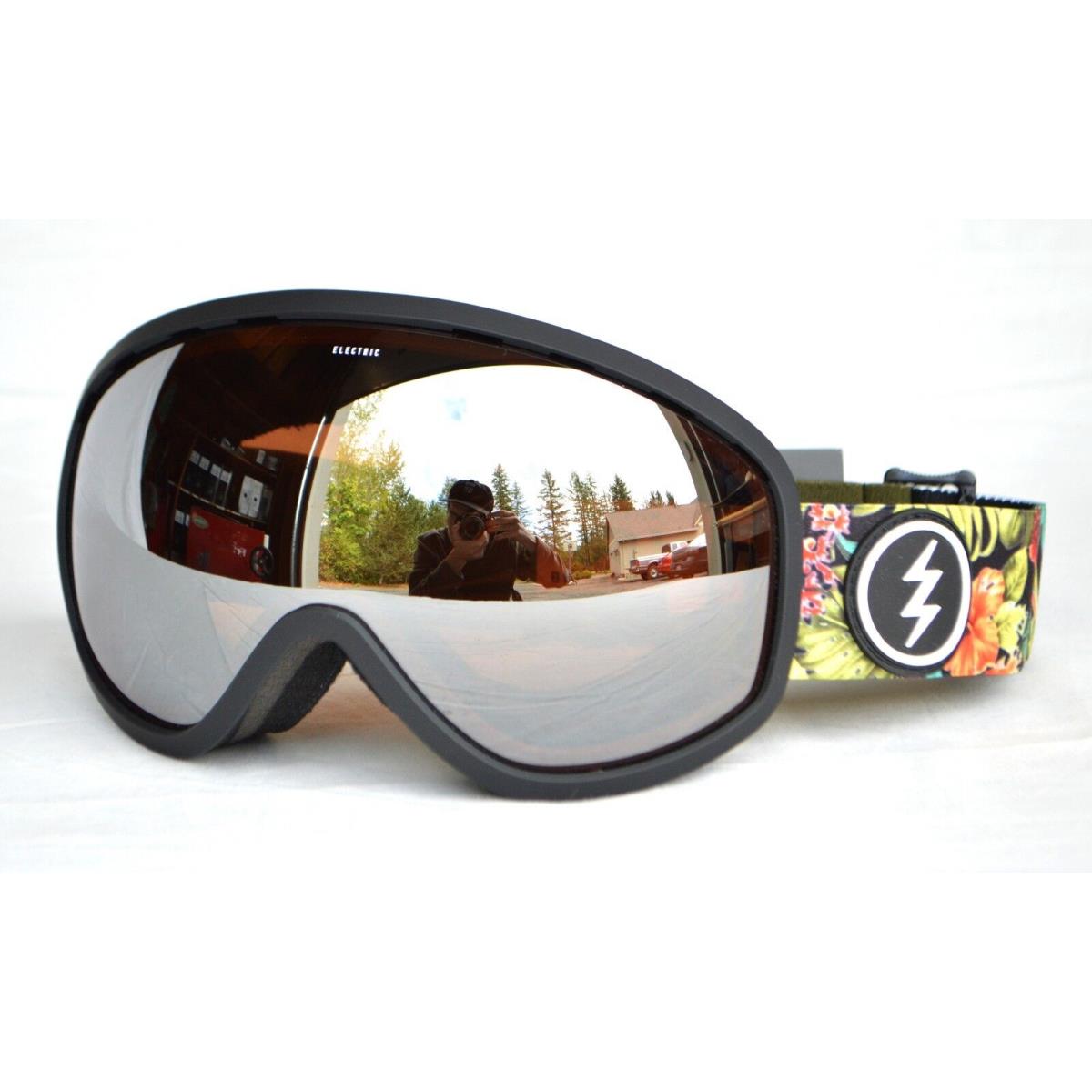 Nwob Electric Masher Snowboard Goggle Dark Tourist/brose Silver Chrome