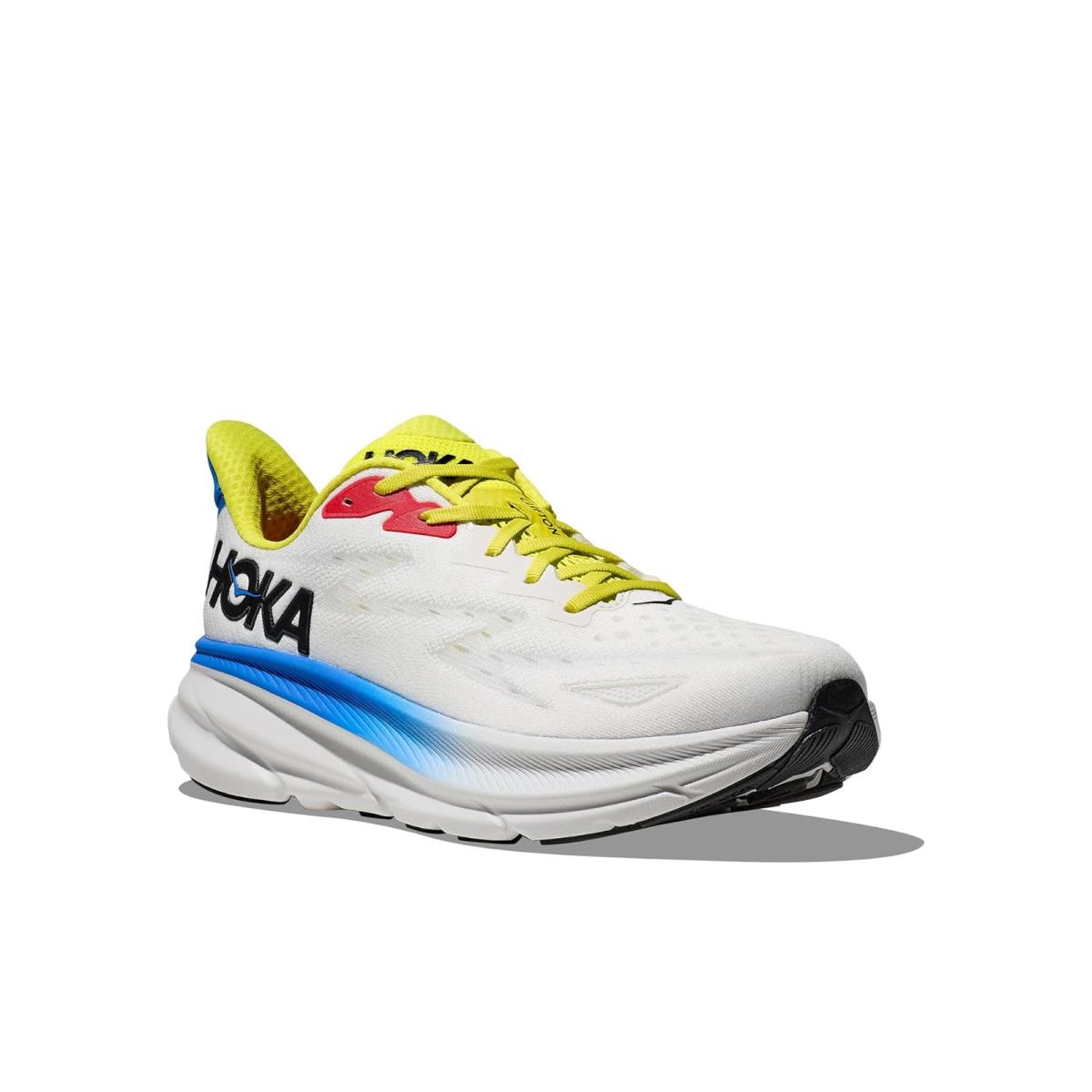 Man`s Sneakers Athletic Shoes Hoka Clifton 9 Blanc De Blanc/Virtual Blue