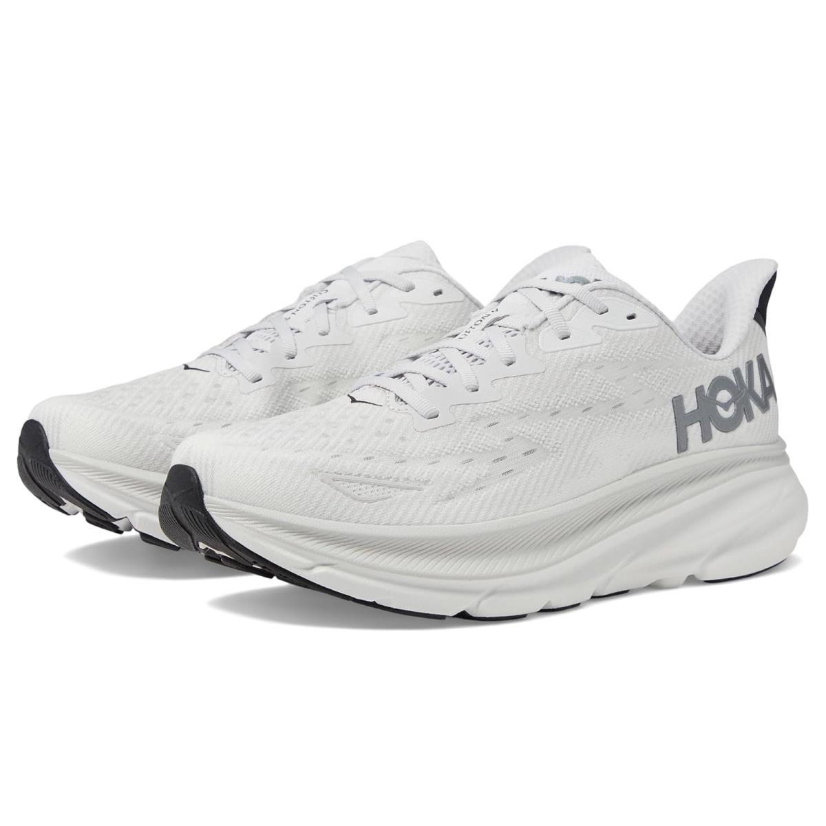 Man`s Sneakers Athletic Shoes Hoka Clifton 9 Nimbus Cloud/Steel Wool