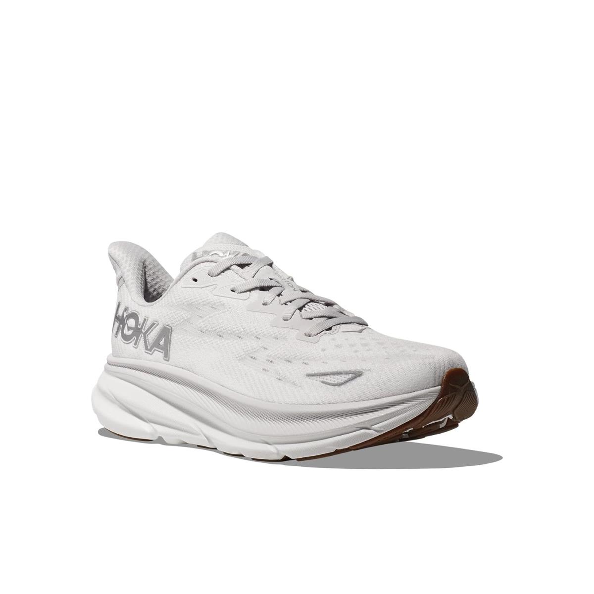 Man`s Sneakers Athletic Shoes Hoka Clifton 9 Nimbus Cloud/White