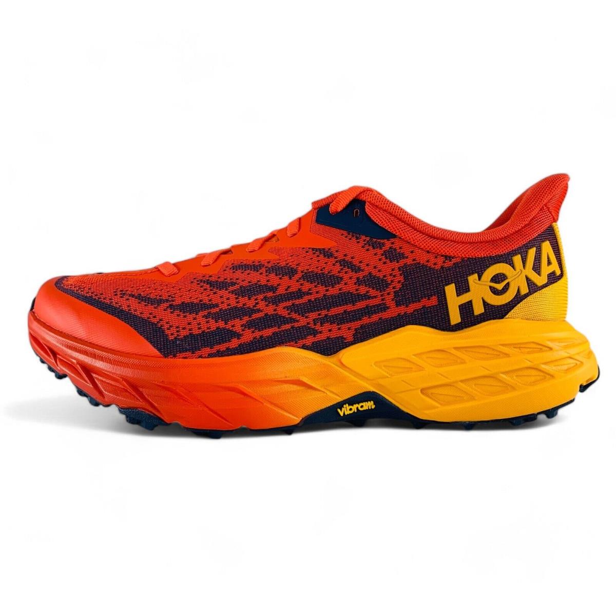 Hoka Speedgoat 5 Men`s Trail Running Shoes Fiesta Radiant Yellow 1123157-FRYL