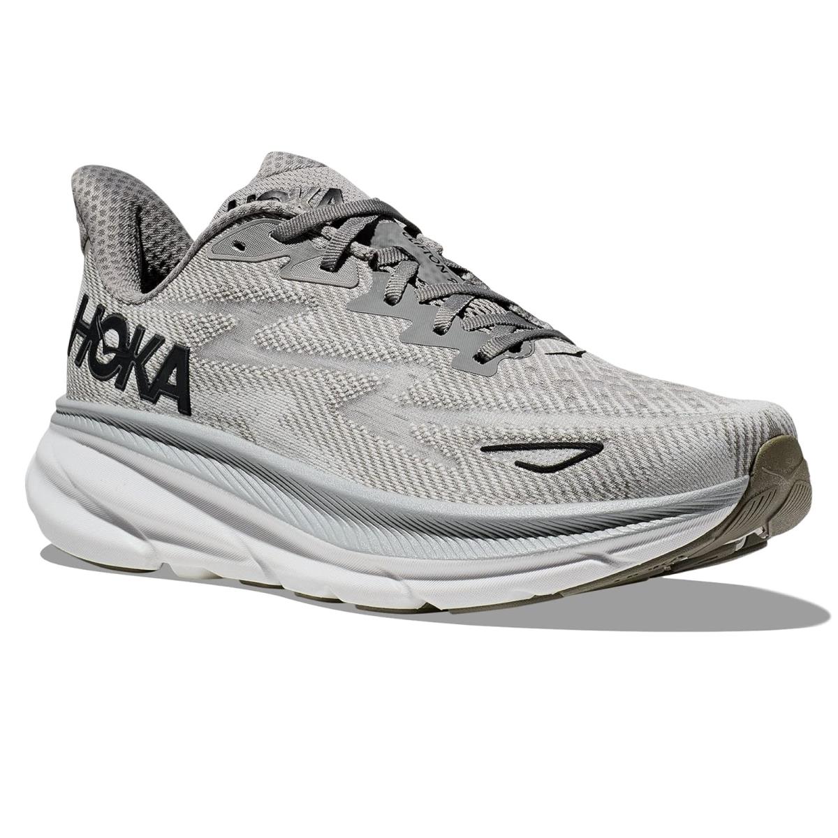 Man`s Sneakers Athletic Shoes Hoka Clifton 9 Harbor Mist/Black