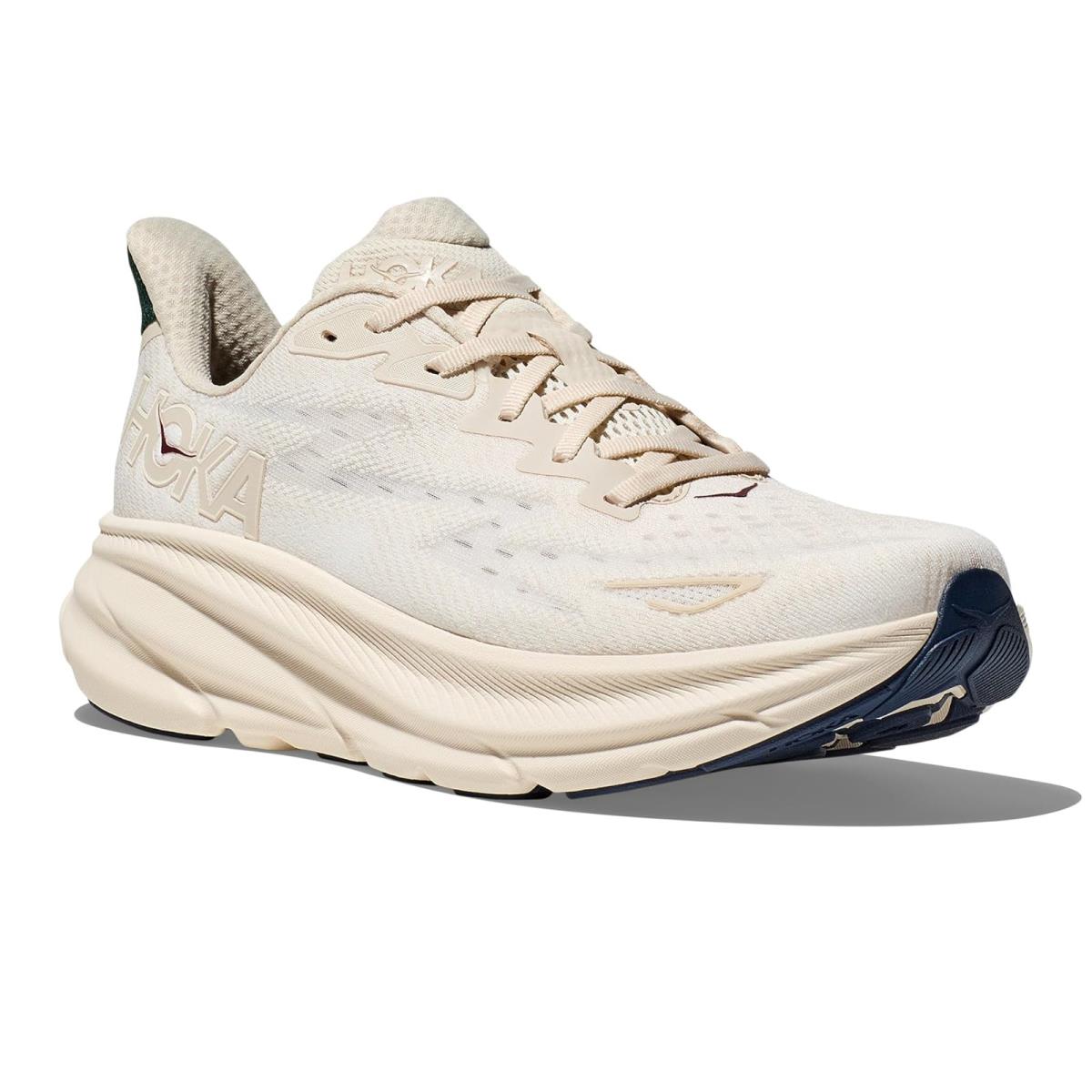 Man`s Sneakers Athletic Shoes Hoka Clifton 9 Oat Milk/Alabaster