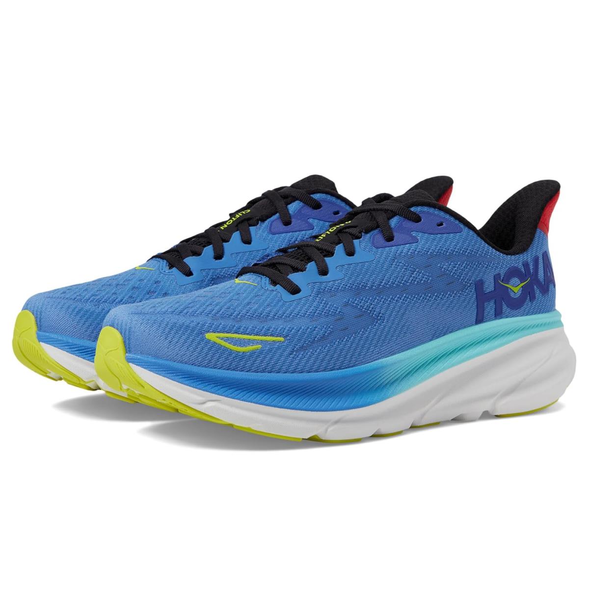 Man`s Sneakers Athletic Shoes Hoka Clifton 9 Virtual Blue/Cerise