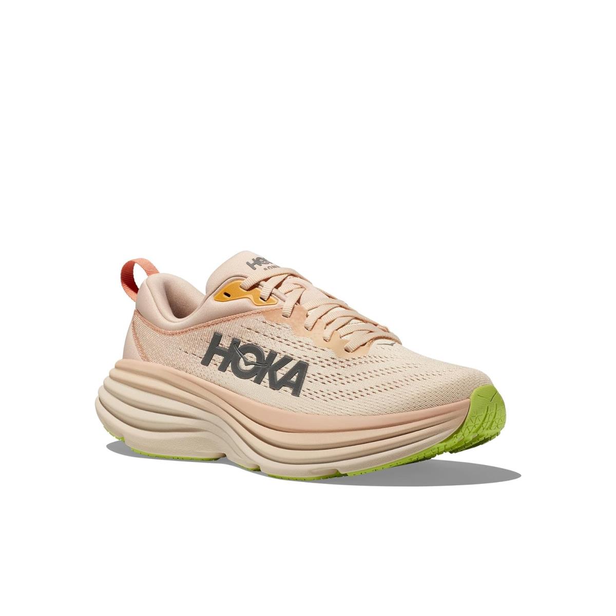 Woman`s Sneakers Athletic Shoes Hoka Bondi 8 Cream/Vanilla