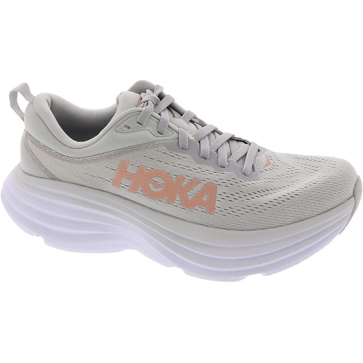 Hoka One One Womens Bondi 8 Fitness Workout Running Shoes Sneakers Bhfo 6793