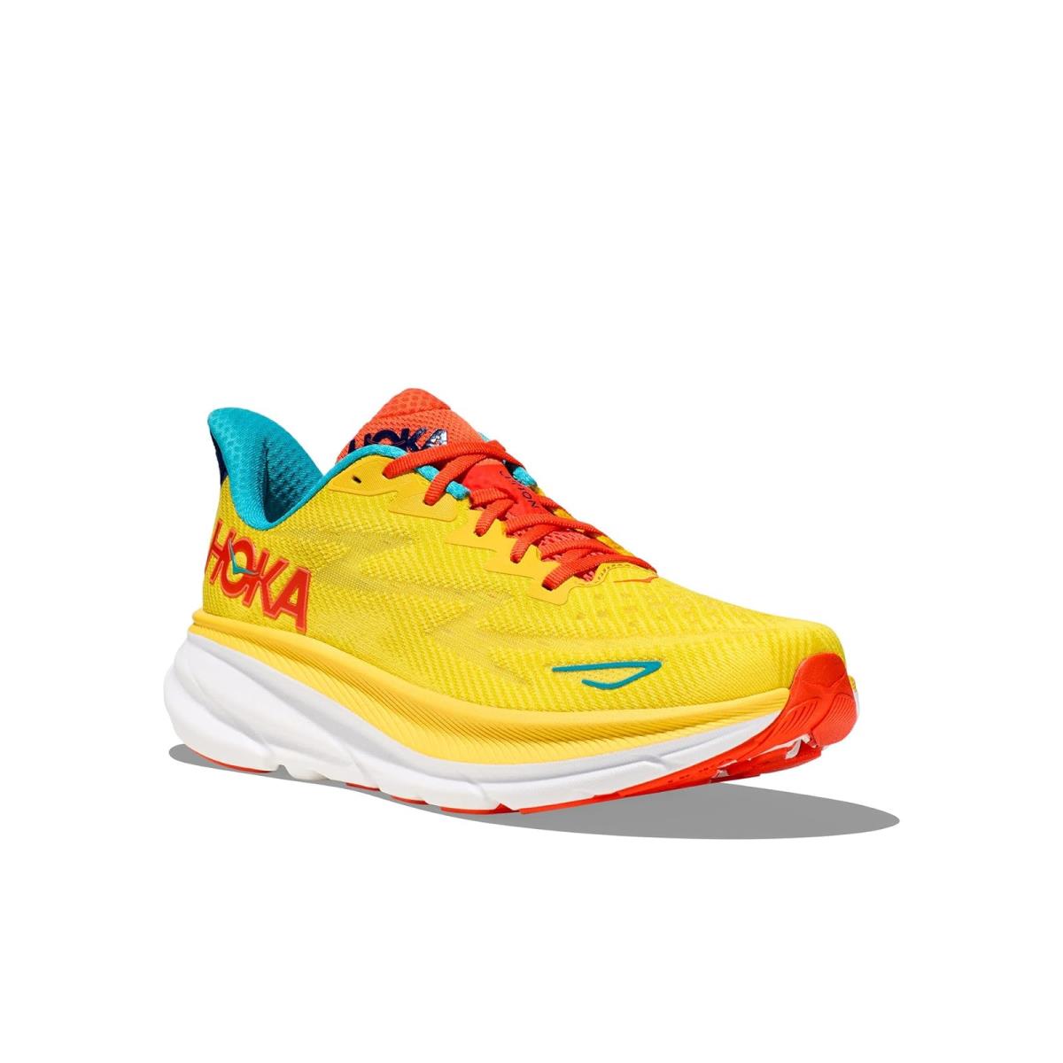 Man`s Sneakers Athletic Shoes Hoka Clifton 9 Passion Fruit/Maize