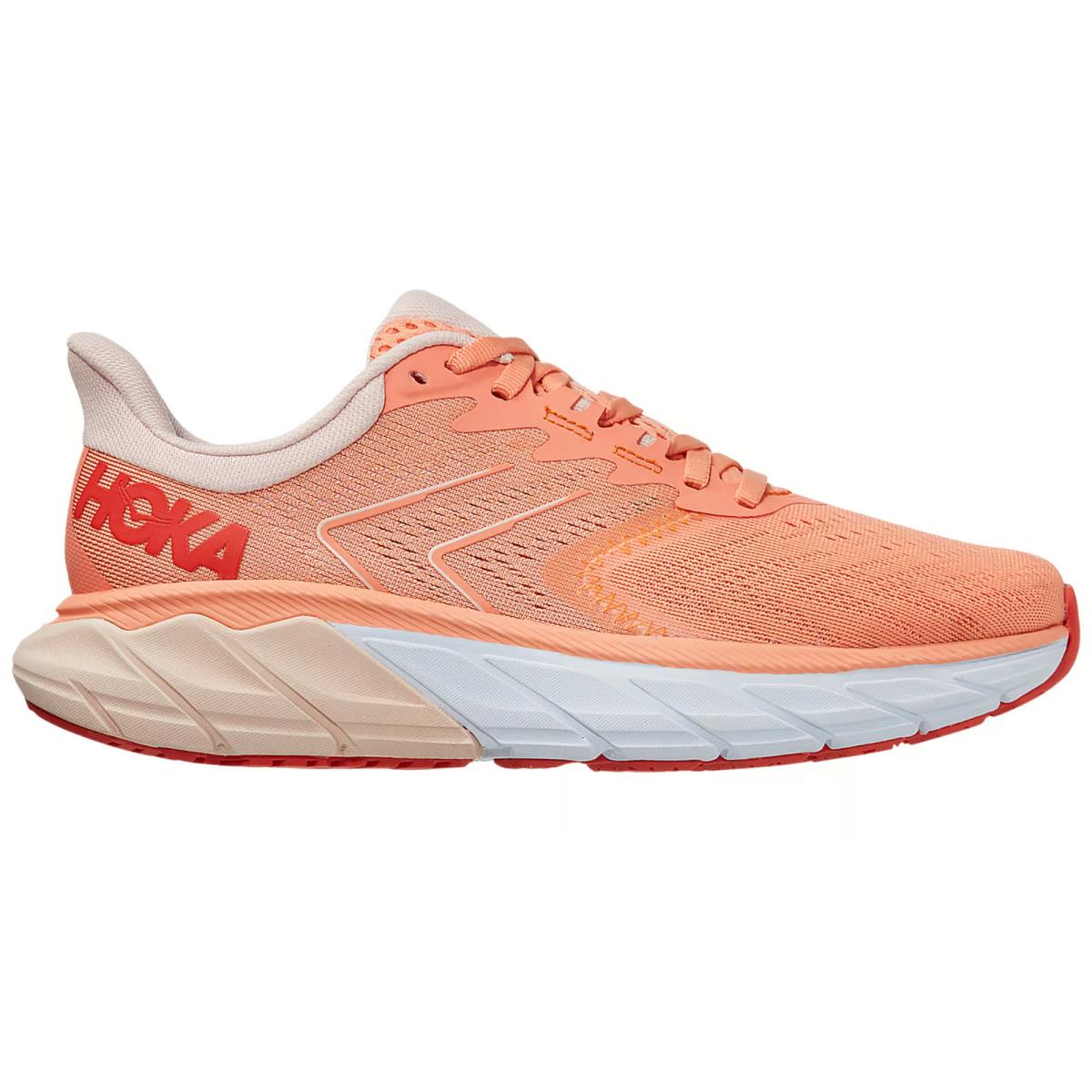 Hoka One One Arahi 5 1115012-CSPY Sneakers Women`s Coral Running Shoes EEE1021 Orange