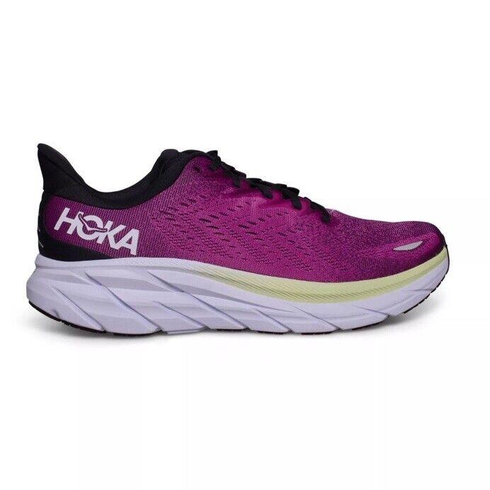 Hoka One One Clifton 8 Blue Graphite/ibis Rose Running Shoes Size US 7B