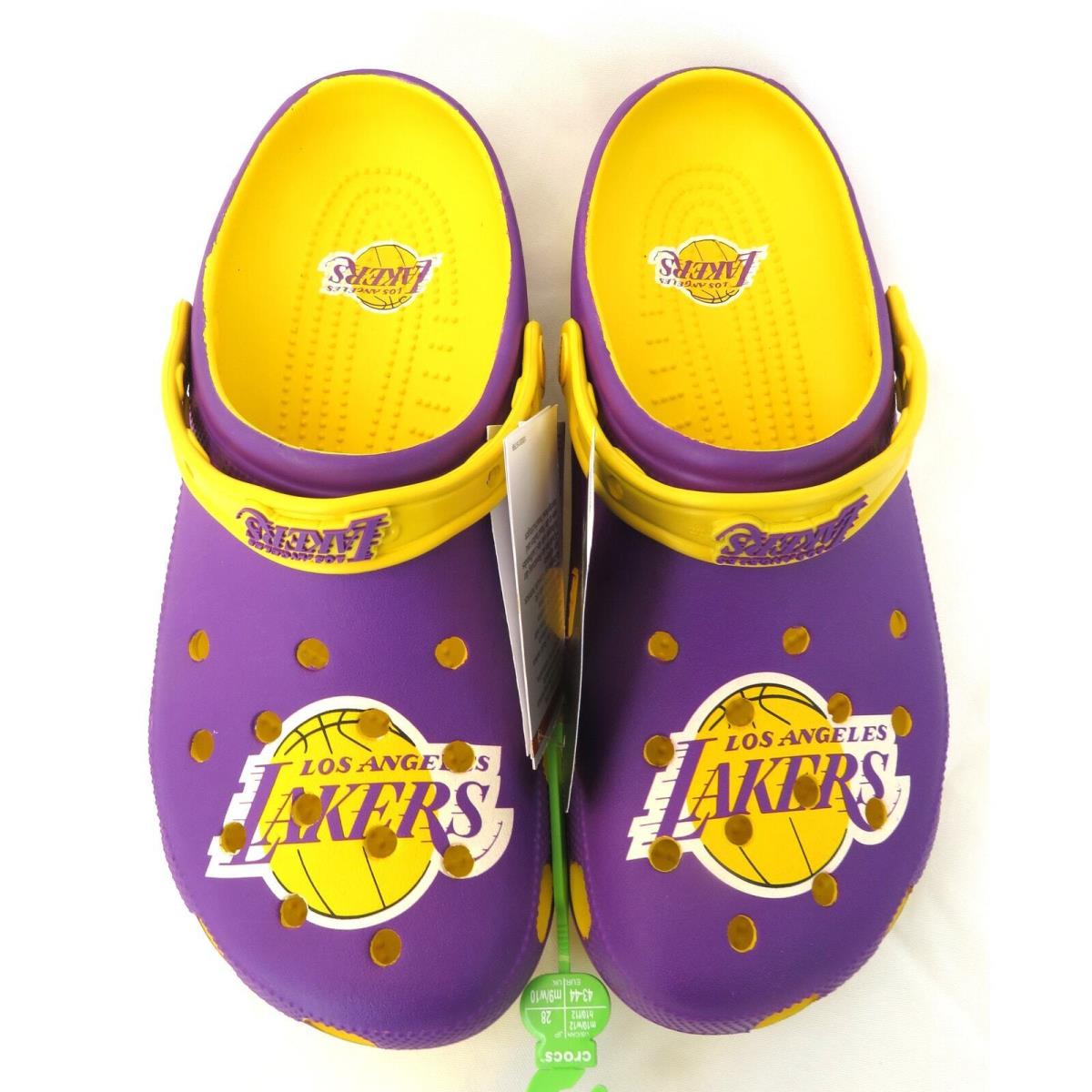 Copied - Crocs Nba Los Angeles Lakers Classic Clogs Men Sz 11