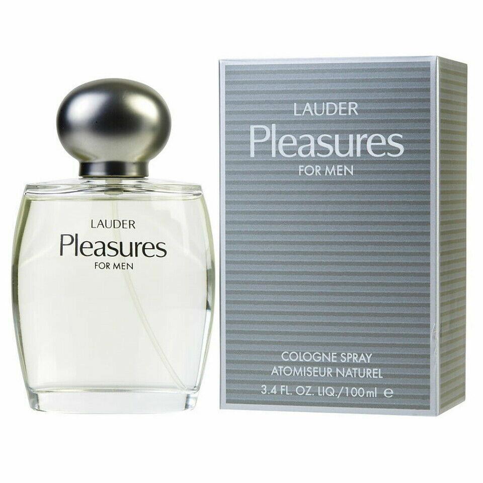 Estee Lauder Pleasures For Men Cologne Spray Mens 3.4oz 100ml