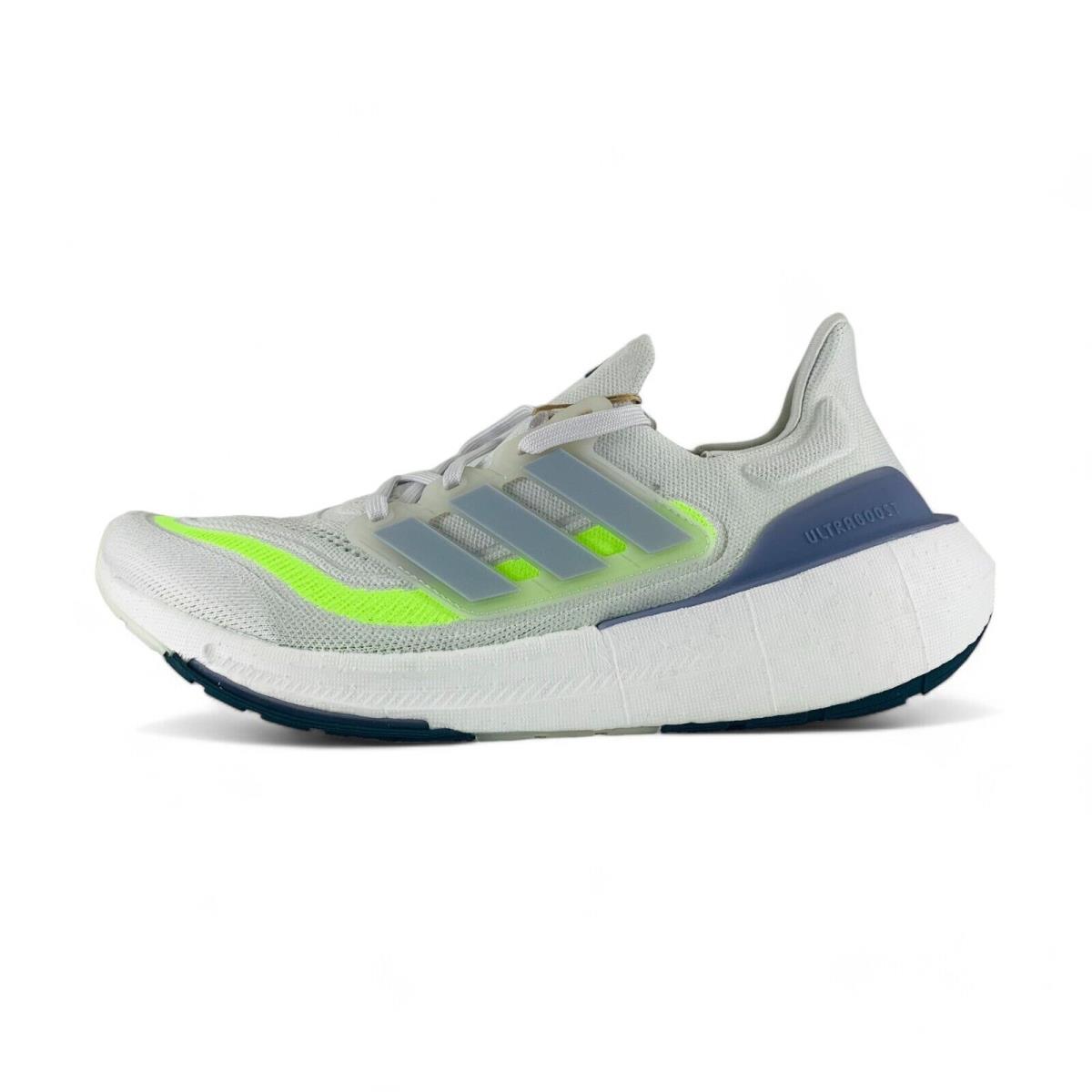 Adidas Ultraboost Light Women`s Running Shoes White Blue Cushioned IE1775 - White