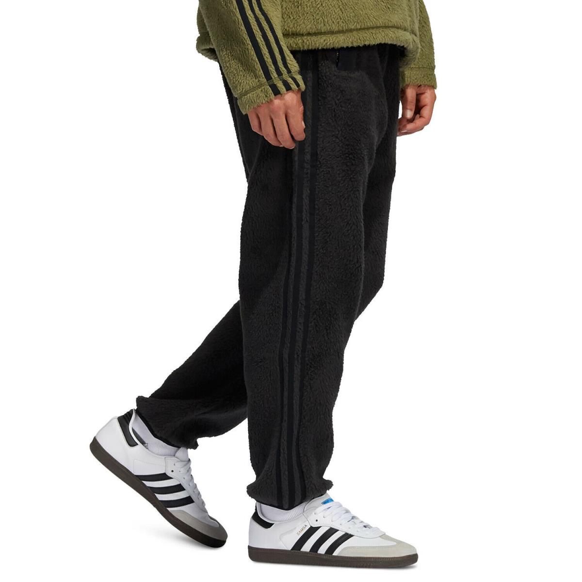 Adidas Men`s Sport 3-Stripes Relaxed-fit Fleece Pants H31298