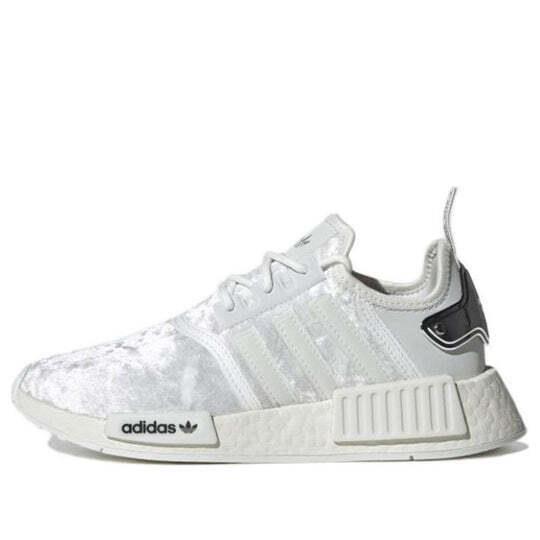 Wmns Adidas Nmd R1 `white Silver Metallic`