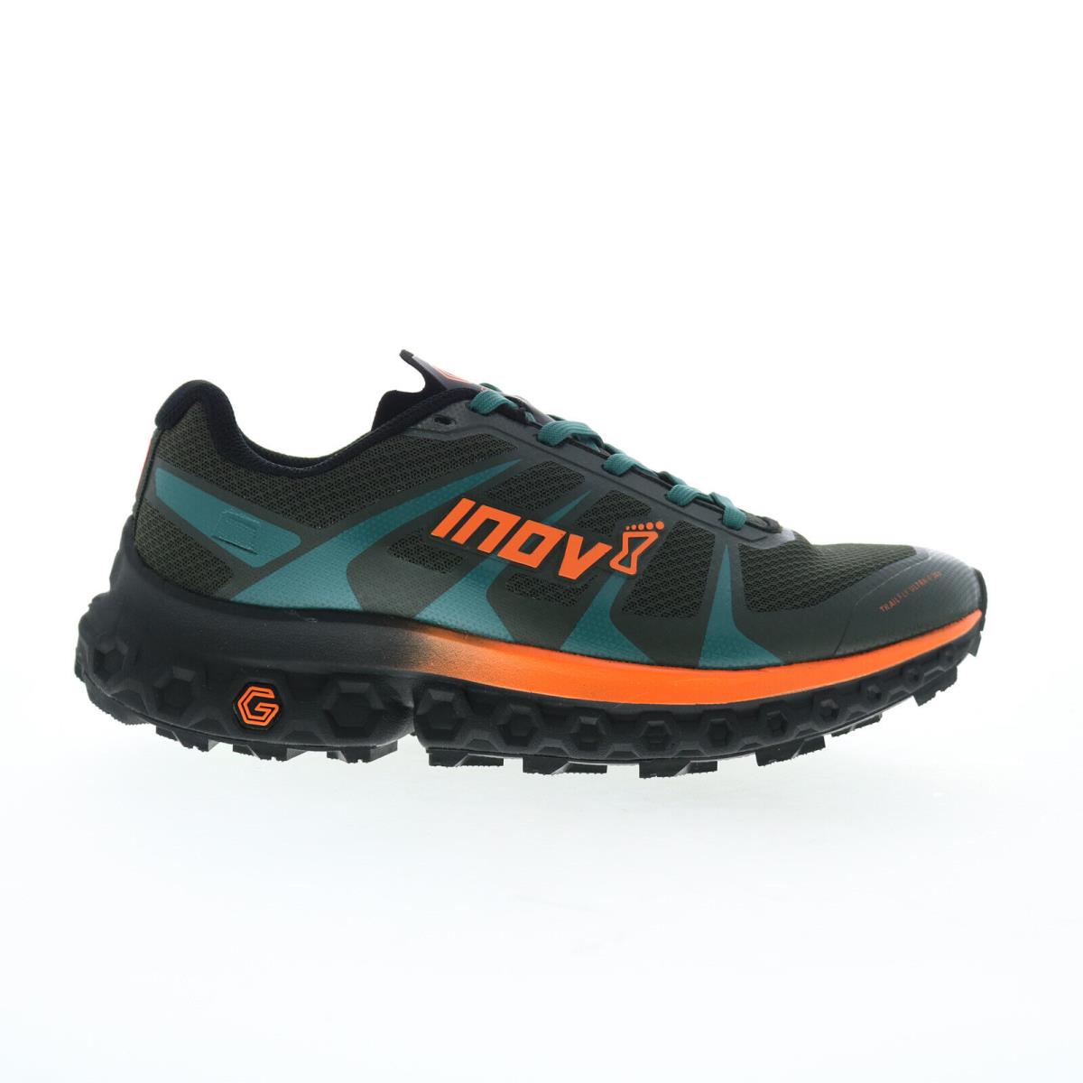 Inov-8 Trailfly Ultra G 300 Max Mens Black Mesh Athletic Hiking Shoes