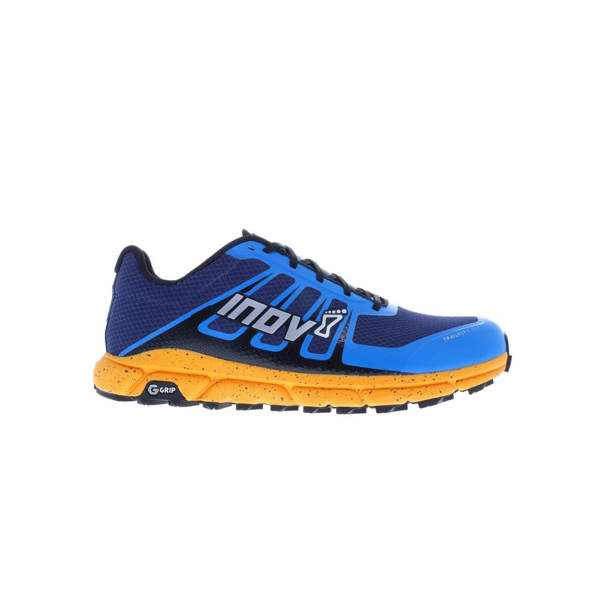 Inov-8 Men`s Trailfly G 270 V2 Hiking Shoe Blue/nectar 12