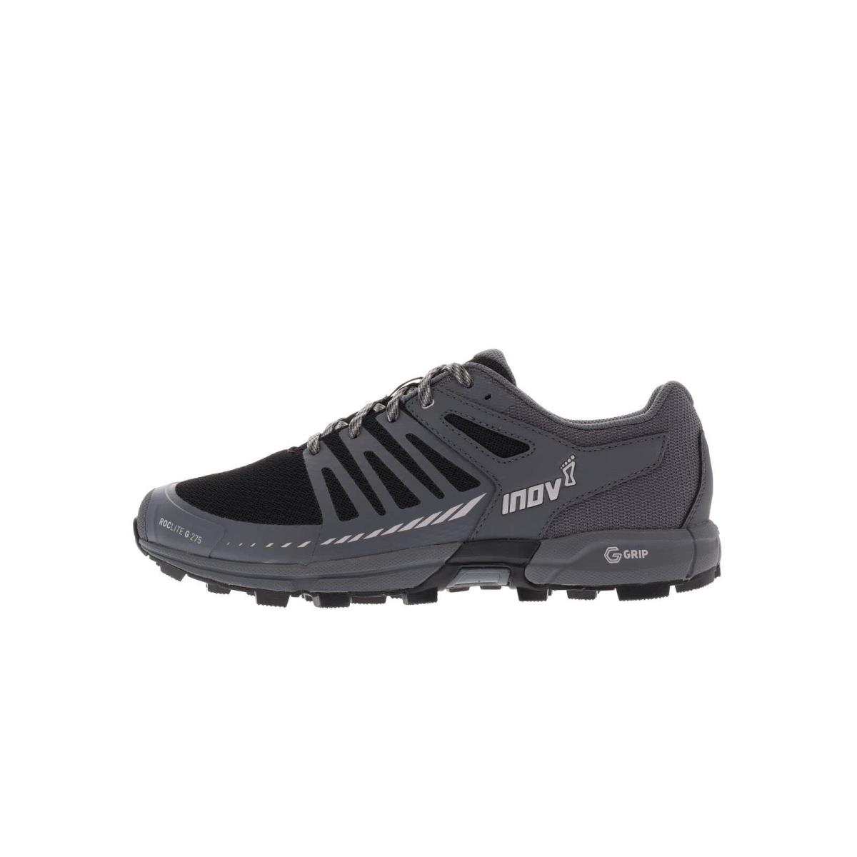 Inov-8 Men`s Roclite G 275 V2 - Trail Running Shoes - Grey/black - 14 - Grey/Black