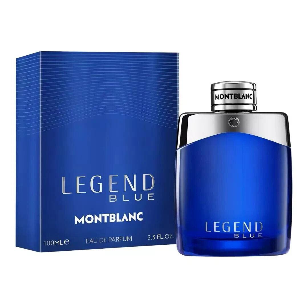 Montblanc Mont Blanc Legend Blue Men 3.3 OZ 100 Eau De Parfum Spray Launched