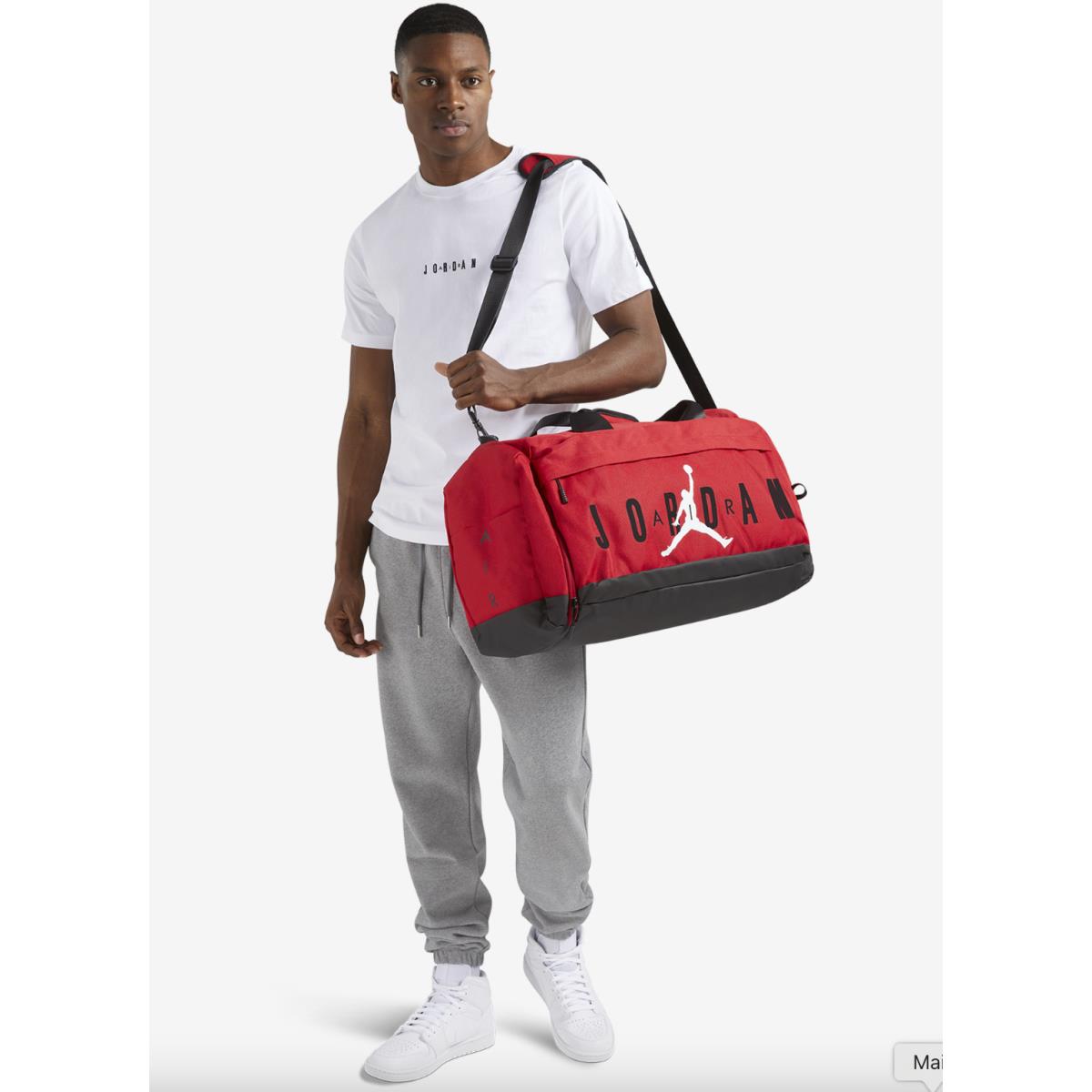 Nike Air Jordan Velocity Duffel Duffle Bag Backpack Medium Gym Red