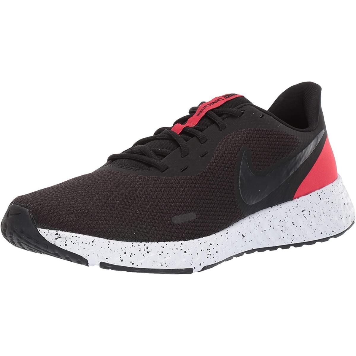 Nike Men`s Revolution 5 Running Shoe - Black/Anthracite-university Redwhite