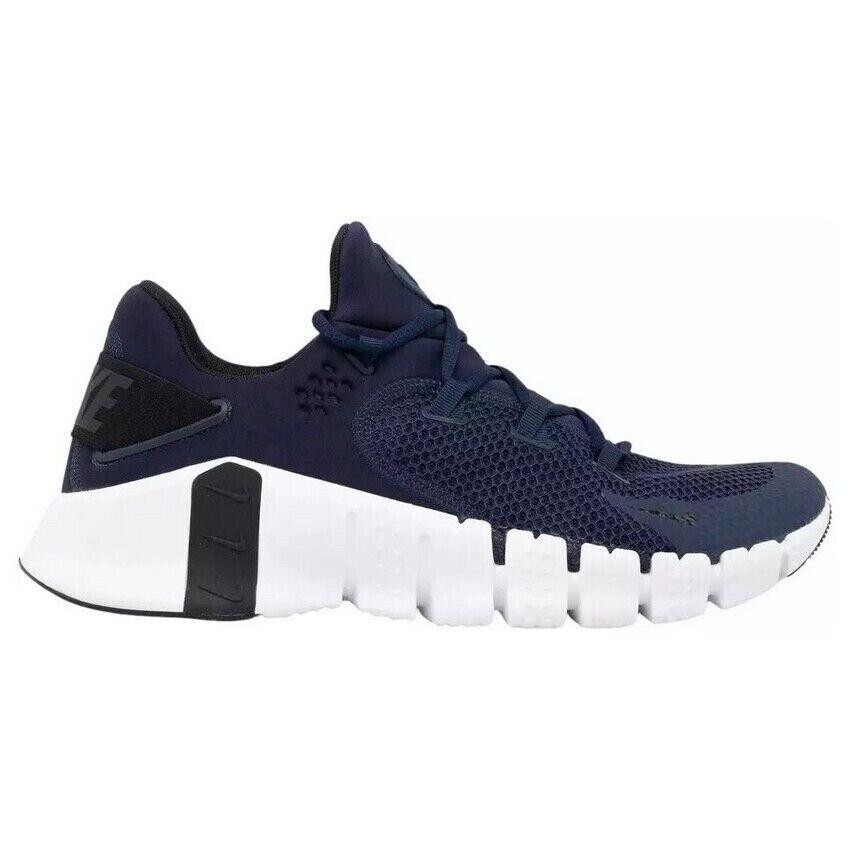 Nike Free Metcon 4 Mens Training Shoes Sneakers Navy CT3886-491 Multiple Sizes - College Navy