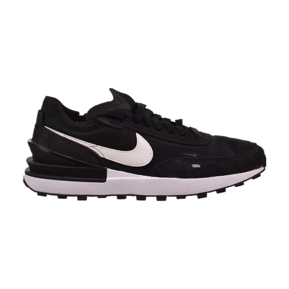 Nike Waffle One Women`s Shoes Black-white DC2533-001 - Black/White-Orange