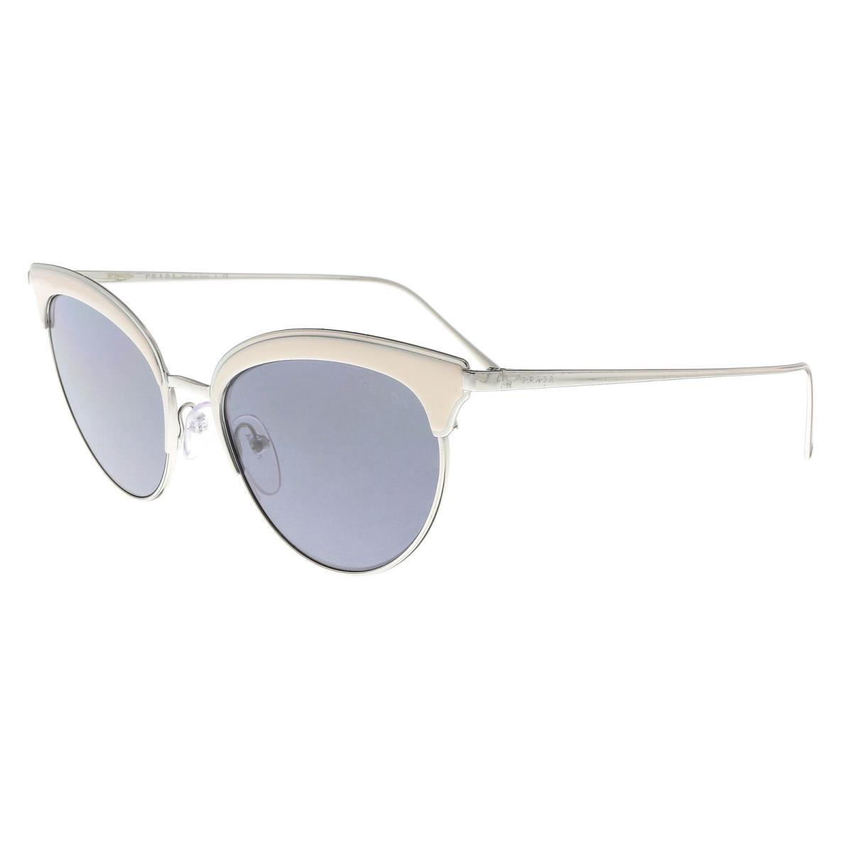 Prada PR60VS 406420 Silver/ivory Pilot Sunglasses