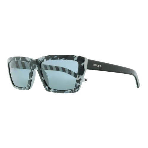 Prada 0PR 04VS 4433C2 Millenials Black White Havana Irregular Sunglasses