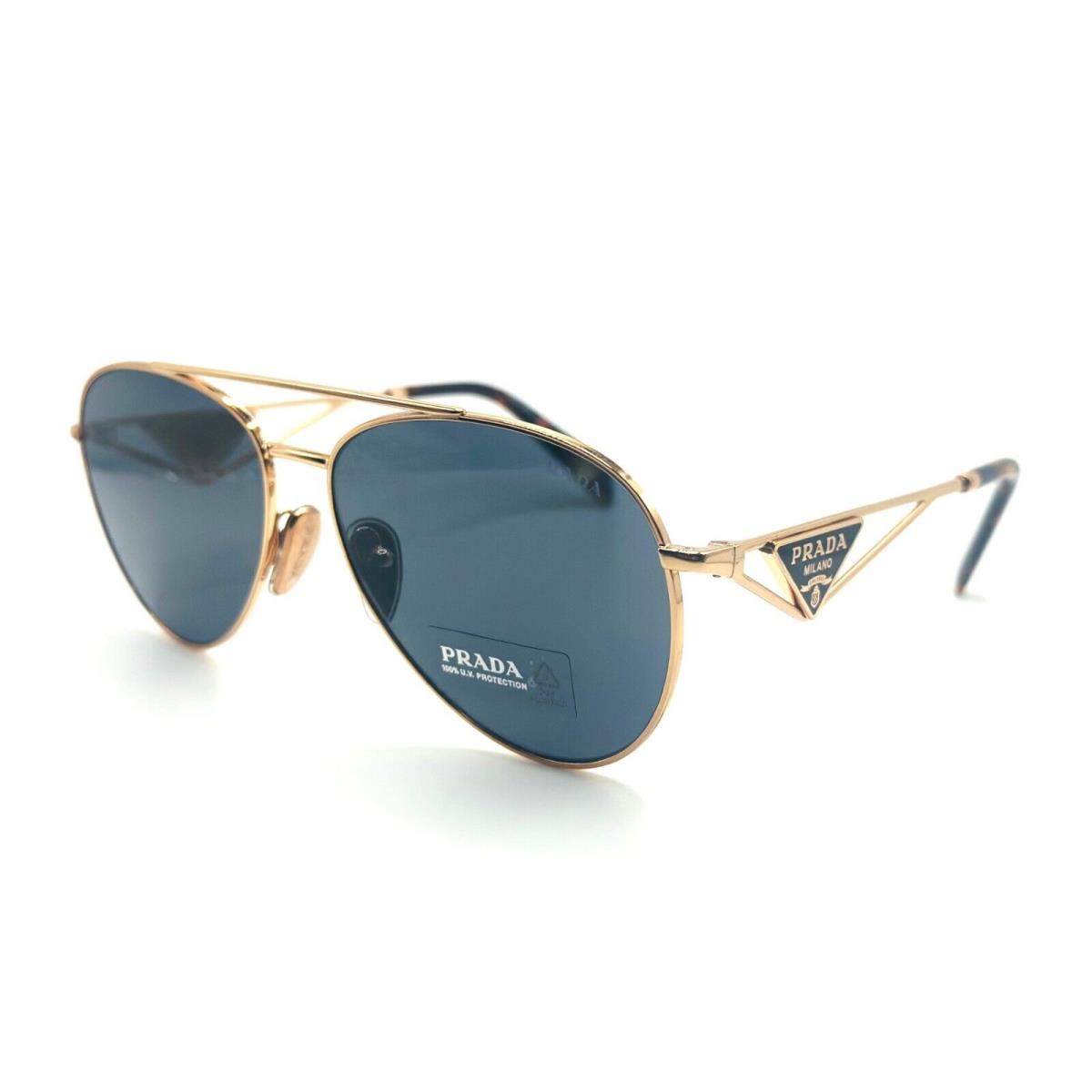 Prada Spr 73Z SVF-09T Rose Gold/dark Grey Sunglasses 58mm 14 140