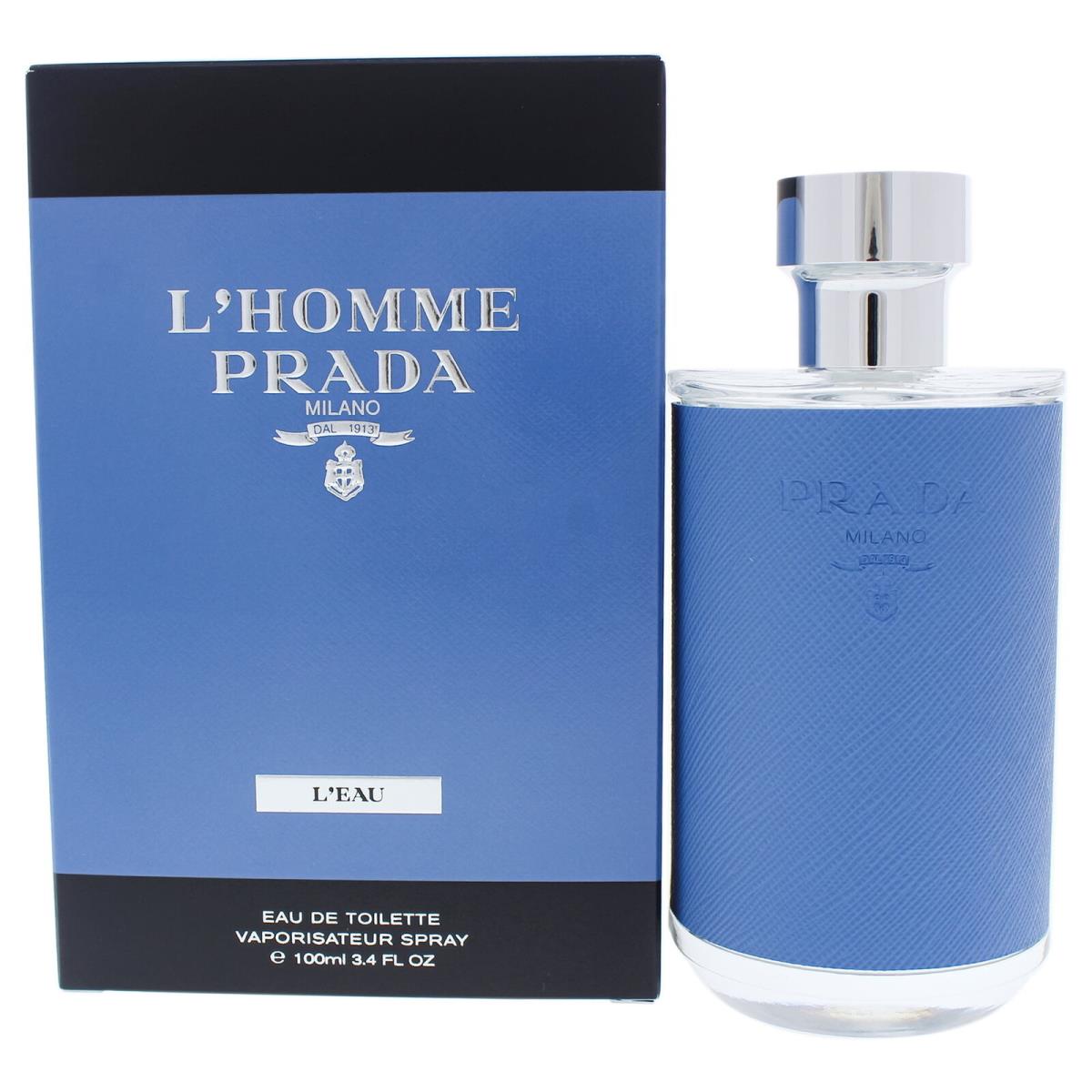 Prada Lhomme Leau by For Men - 3.4 oz Edt Spray