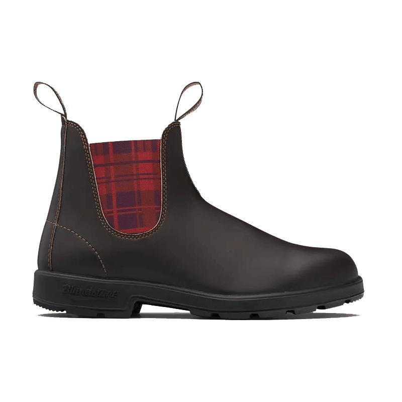 Blundstone Men`s 500 Chelsea Boot 2100 Stout Brown-burgundy