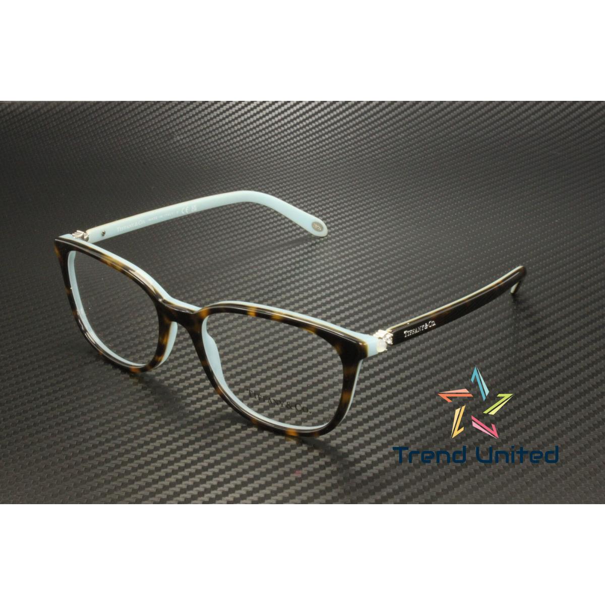 Tiffany TF2109HB 8134 Havana On Tiffany Blue Demo Lens 53 mm Women`s Eyeglasses