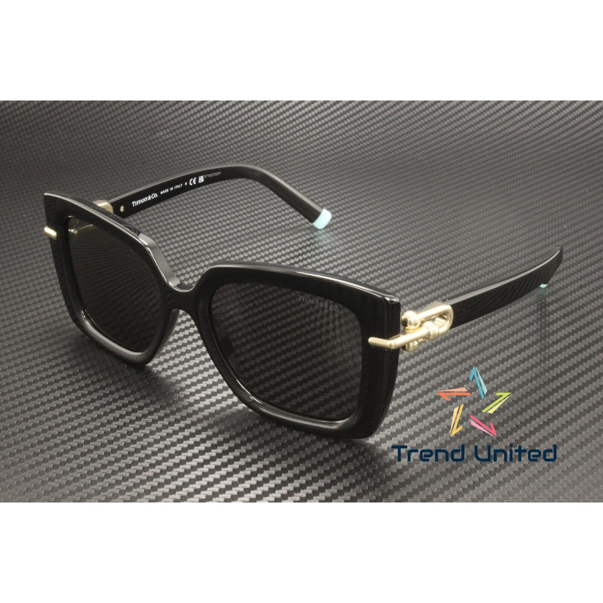 Tiffany TF4199 8001S4 Black Dark Grey 53 mm Women`s Sunglasses