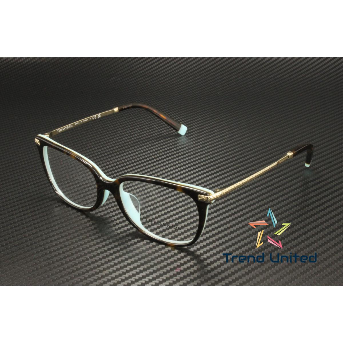 Tiffany Co. TF2221F 8134 Havana On Tiffany Blue 52 mm Women`s Eyeglasses