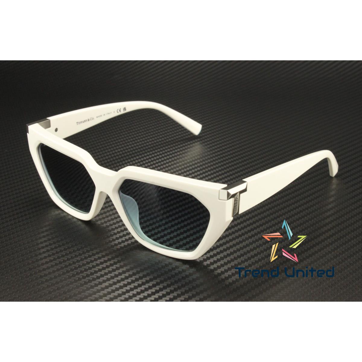 Tiffany TF4205U 83699S Ivory Azure Gradient Blue 56 mm Women`s Sunglasses