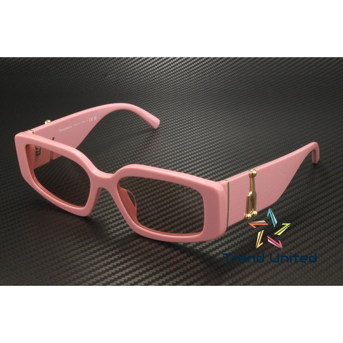 Tiffany Co. TF4208U 8383 5 Solid Pink Light Pink Silver 54mm Womens Sunglasses