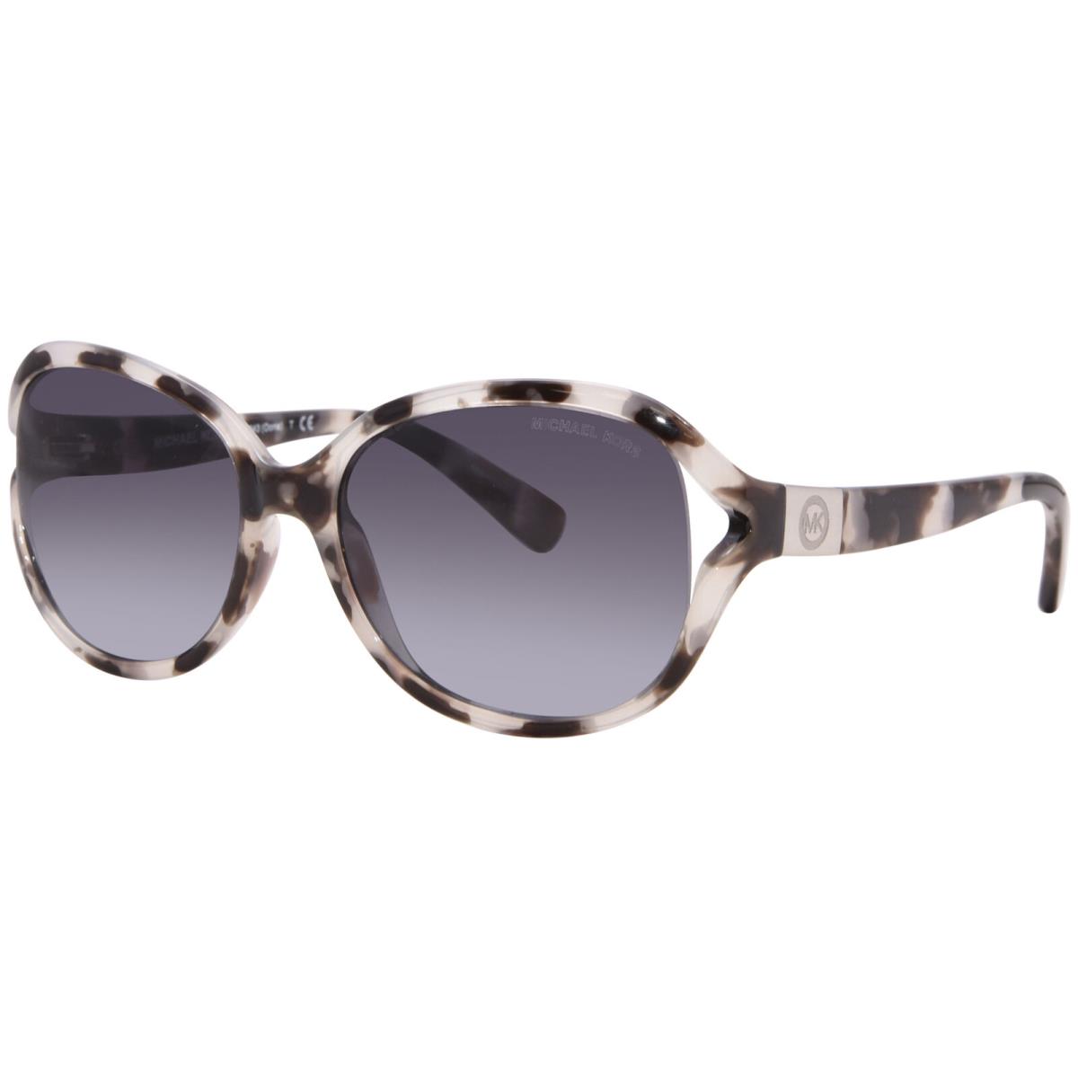 Michael Kors Oona MK6043 326111 Sunglasses Women`s Leopard/gray Gradient 56mm