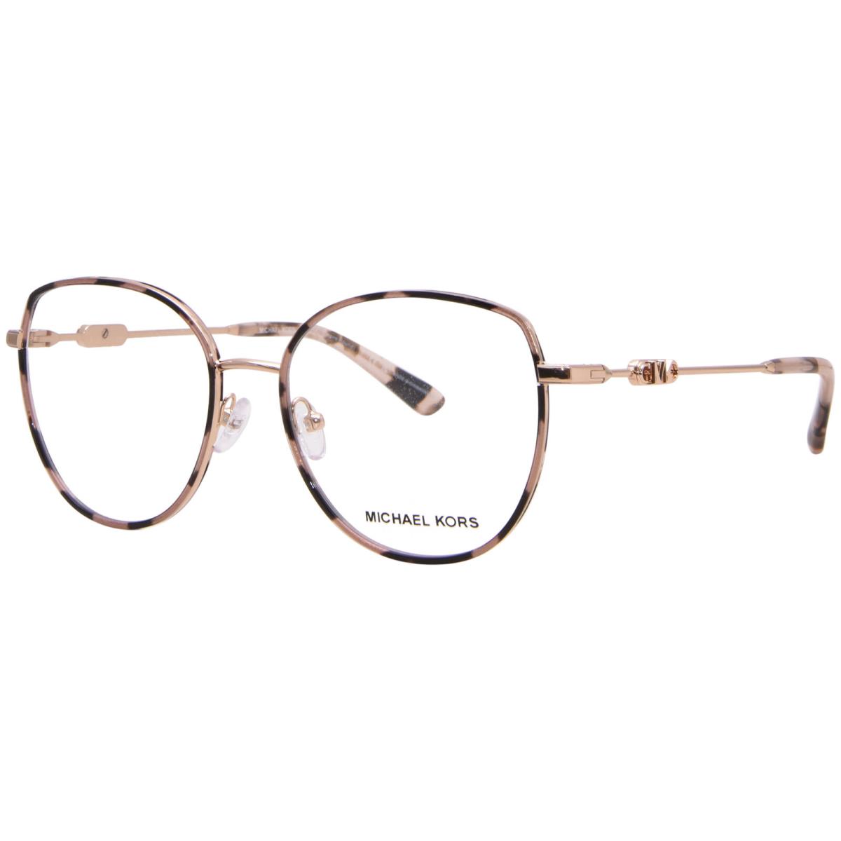 Michael Kors Empire-round MK3066J 1108 Eyeglasses Womens Gold/pink Full Rim 53mm