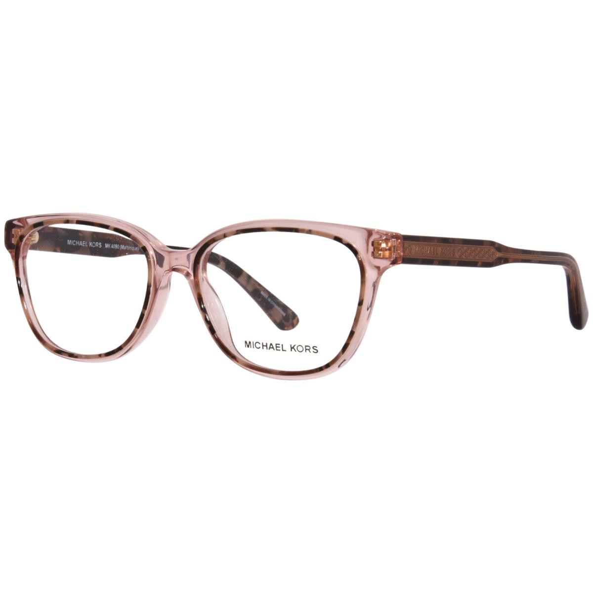 Michael Kors Eyeglasses Martinique MK4090 3251 Pink Tortoise/dusty Rose 52mm