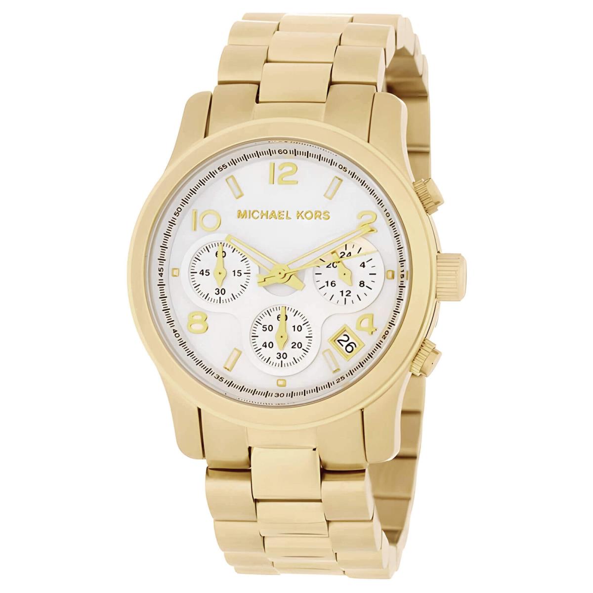 Michael Kors MK5305 Women`s Chronograph Gold Tone SS Watch