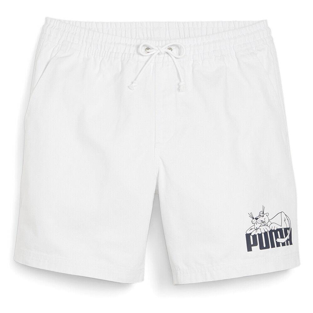 Puma X Noah Shorts Mens White Casual Athletic Bottoms 62386502