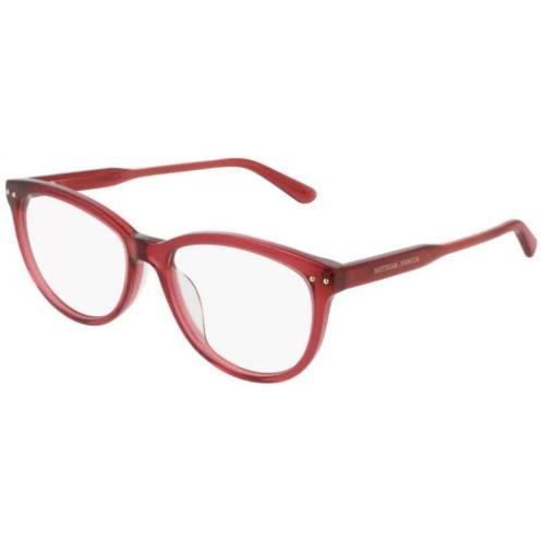 Bottega Veneta BV0196O 003 Eyeglasses Eye Glasses 003 Red 53mm Fem