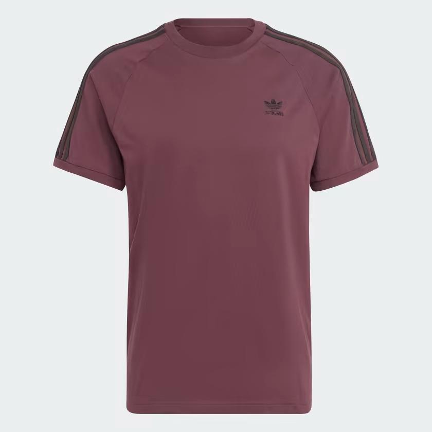 Adidas Mens Large Cotton Adicolor Classics Plush Tee Shirt 3 Stripes HL9452
